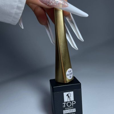 Top Expert Glossy №2(flexible) no wipe ArtS – закріплювач для гель-лаку без липкого шару/ 15ml